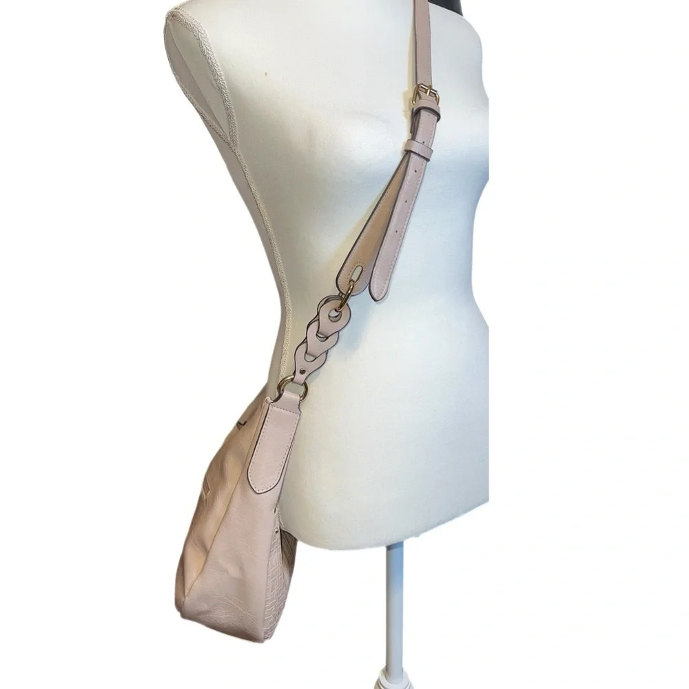 Rosetti Beige Hobo Bag Crossbody‎ Gold Detail NWOT